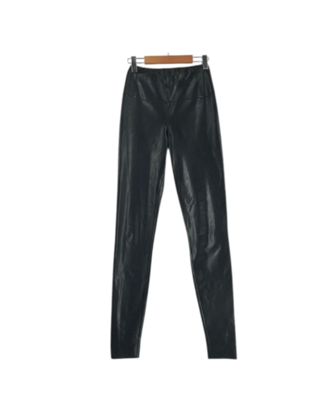 Aritzia Daria pants Wilfred Free Black faux Leather tights sz sm